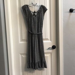 Long printed dress